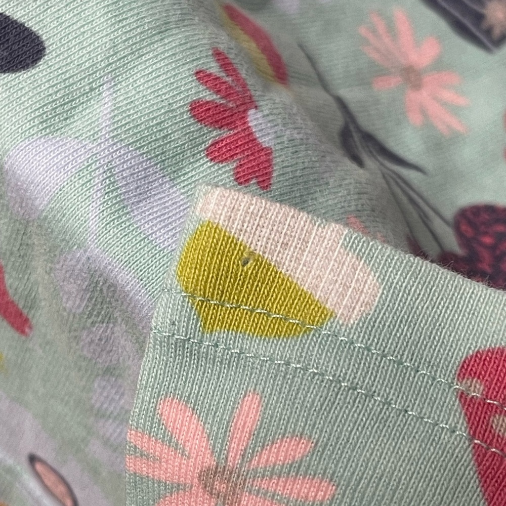 Hanna Andersson Organic Cotton Pajama Top Pastel Spring Print |‎ Size 100 (US 4) - Picture 4 of 4